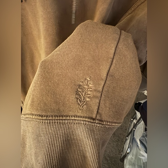 NWT FREE PEOPLE MOVEMENT Sprint To The Finish Hoodie | Hickory MSRP $108 Size XS - Picture 8 of 10